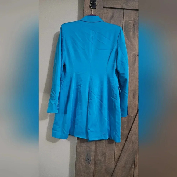 7 For all mankind blue tuxedo long blazer. Size medium NWT - Picture 7 of 10